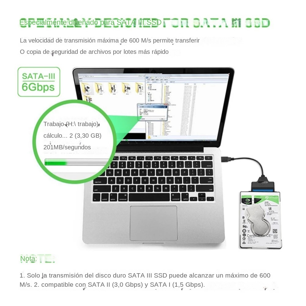 Câble USB 3.0 SATA 3 de 30 cm, - External Ssd avis et prix
