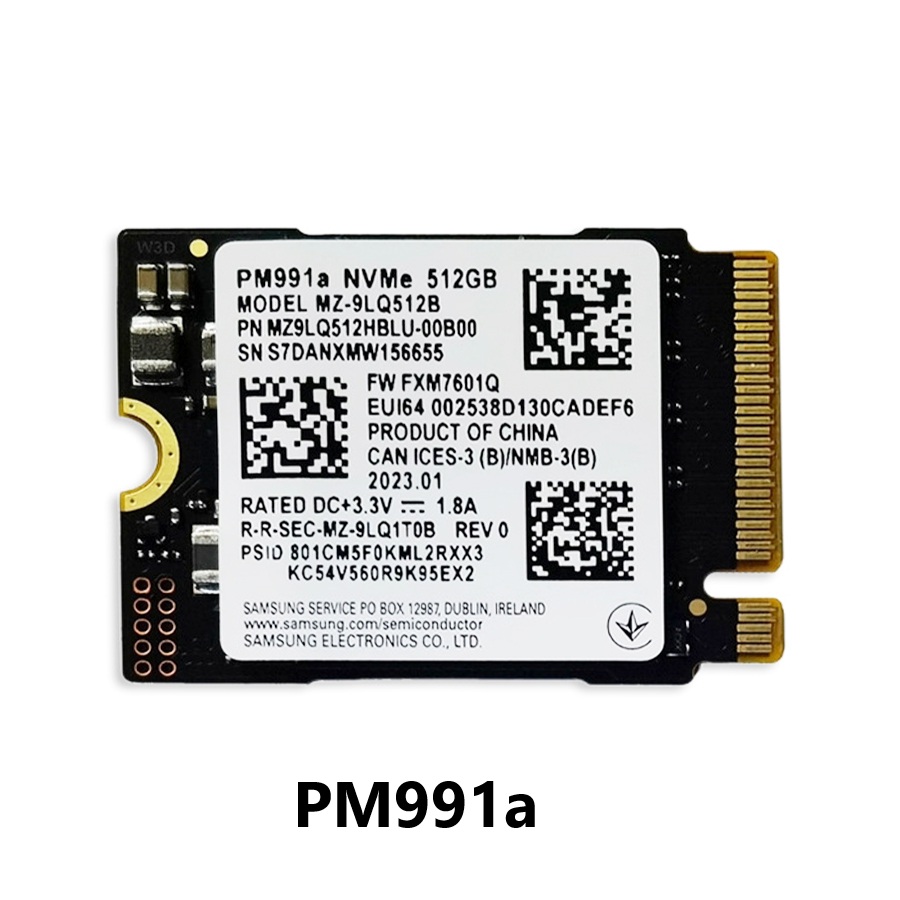 SSD Samsung M.2 2230 PM991a 1T - Samsung Ssd avis et prix